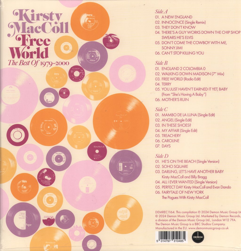 Kirsty MacColl - Free World - The Best Of Kirsty MacColl 1979-2000 - Double Lp