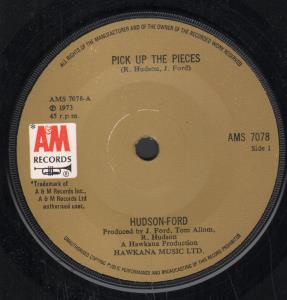 Hudson-Ford - Pick Up The Pieces - 7 Inch