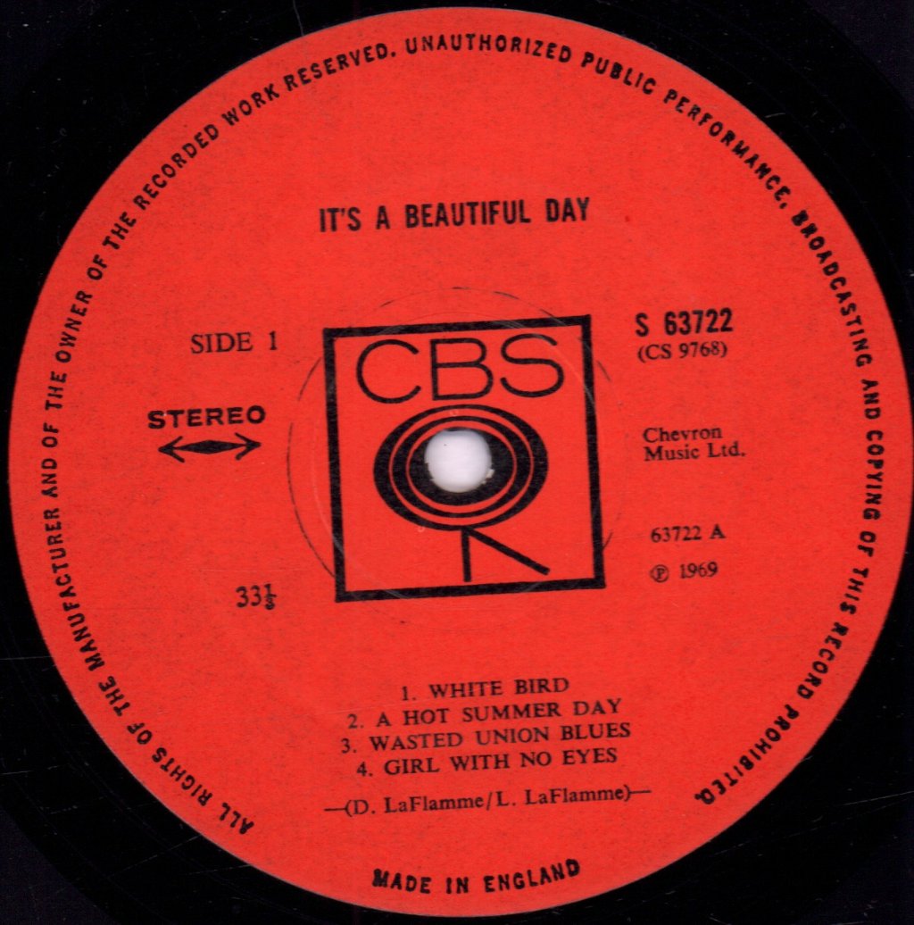 It's A Beautiful Day - It's A Beautiful Day - Lp