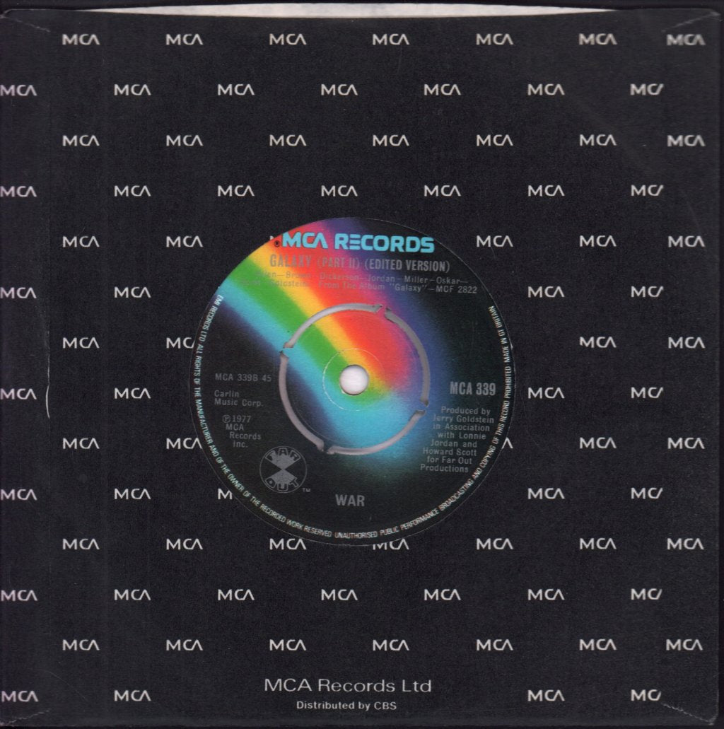War - Galaxy - 7 Inch