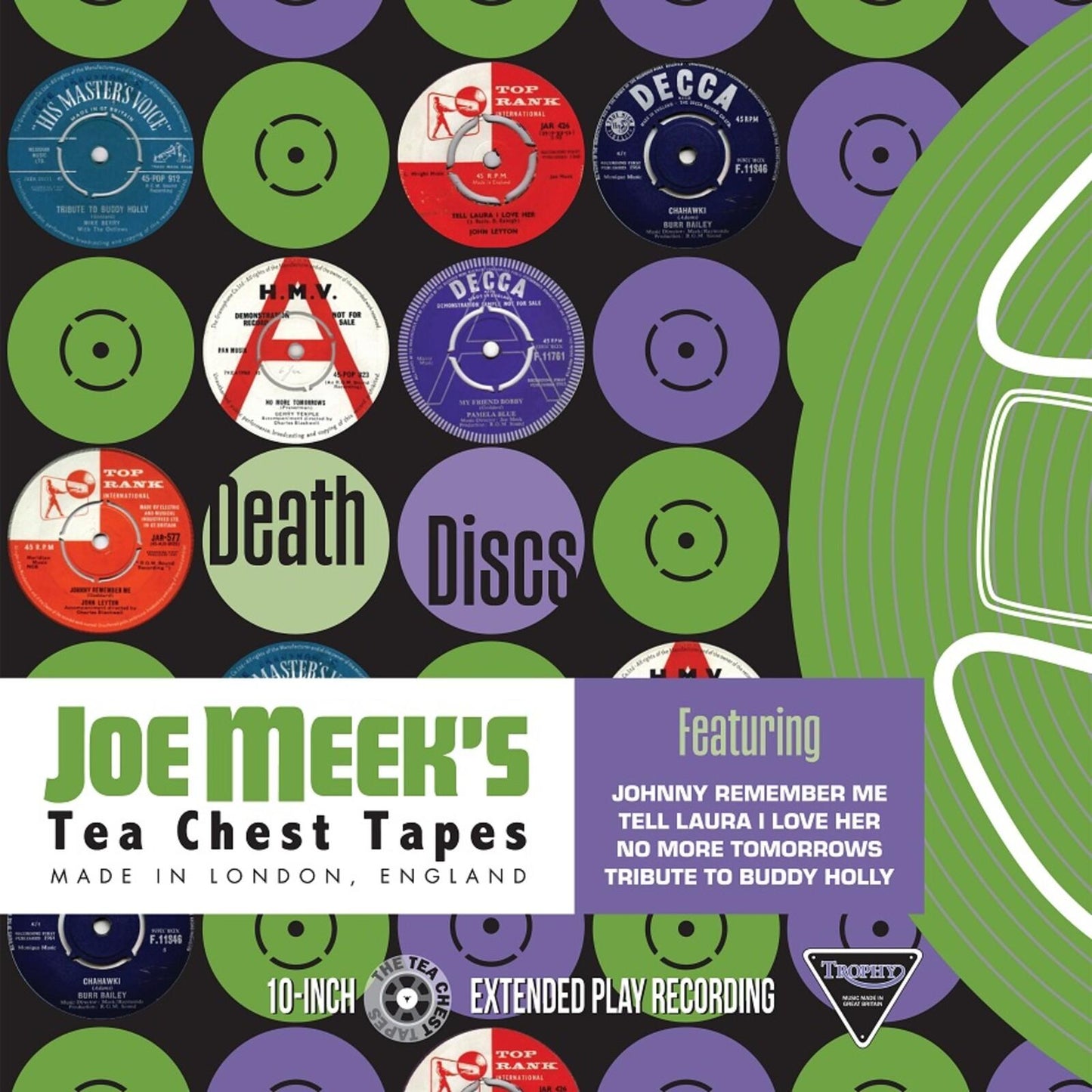 Various Artists - Death Discs: Joe Meek's Tea Chest Tapes - 10 Inch