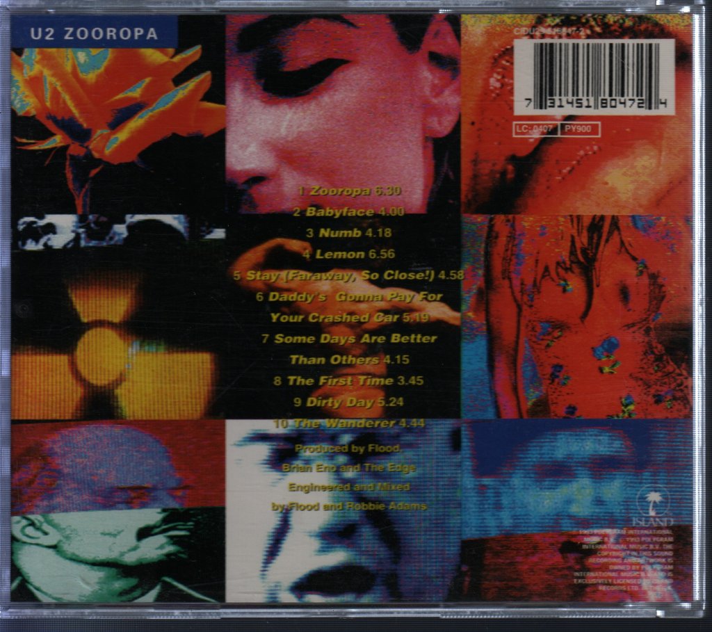 U2 - Zooropa - Cd