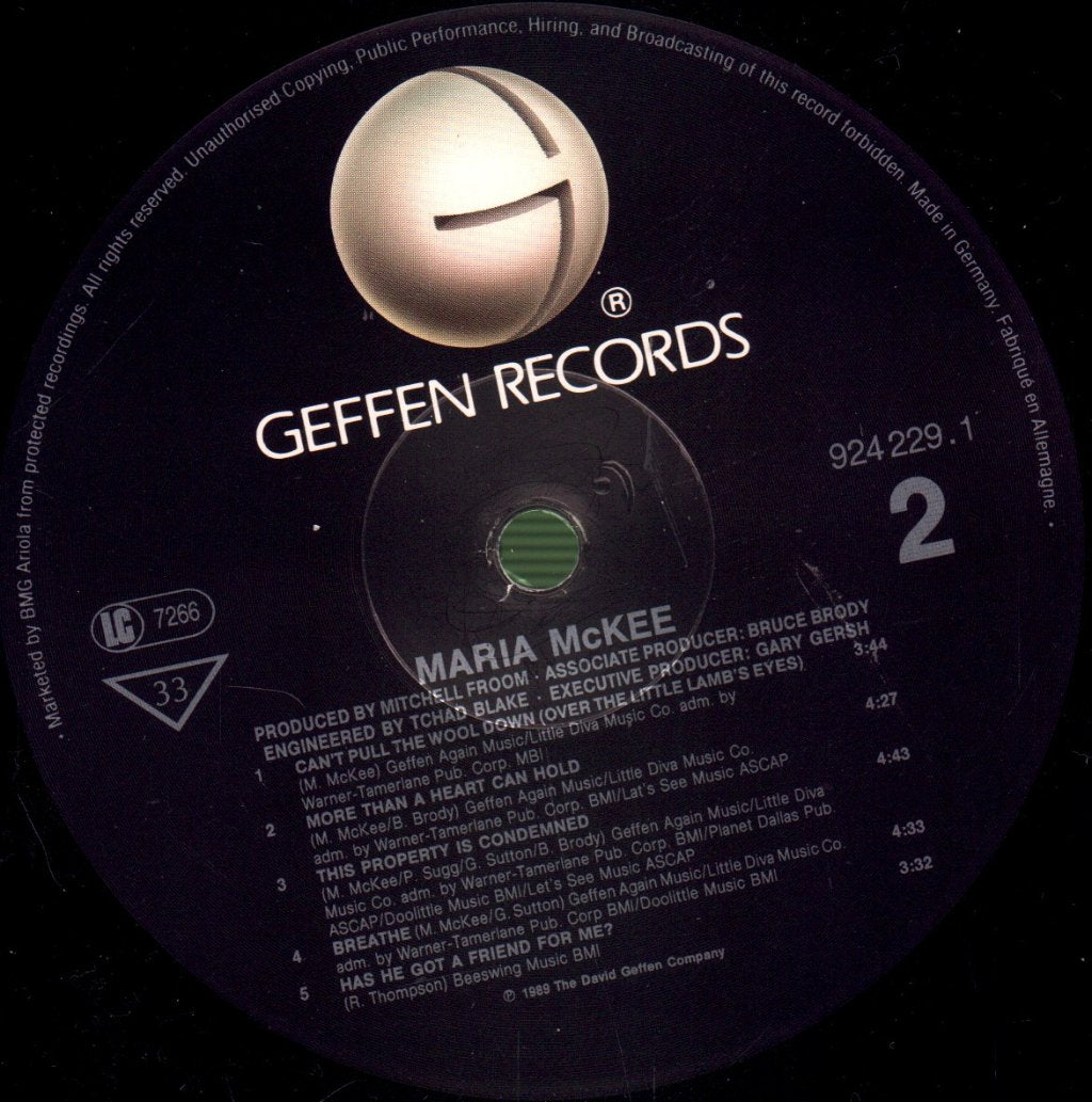 Maria Mckee - Maria McKee - Lp