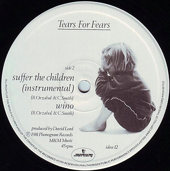 Tears For Fears - Suffer The Children - 12 Inch