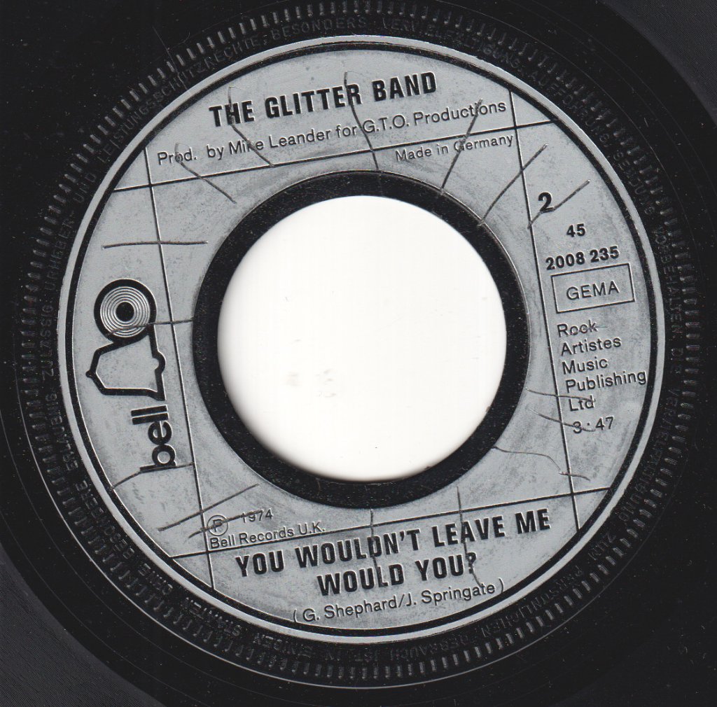 Glitter Band - Angel Face - 7 Inch