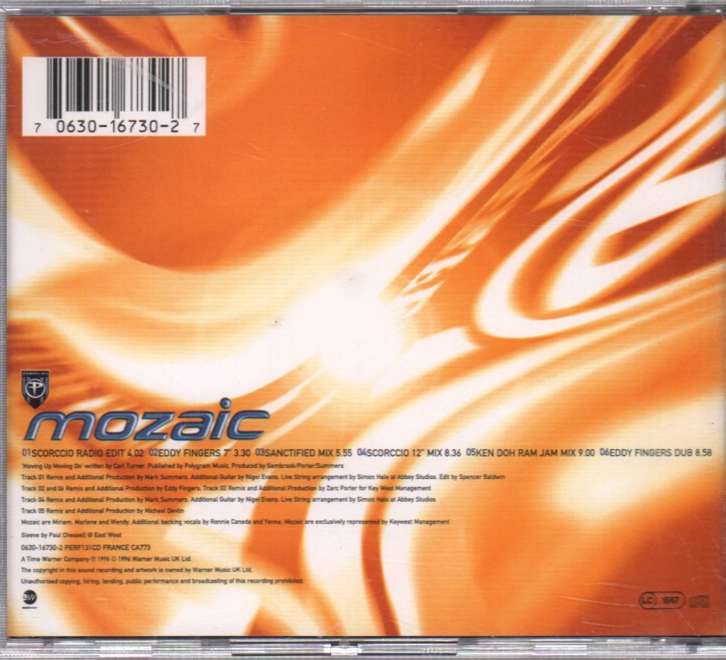 Mozaic - Moving Up Moving On - Cd