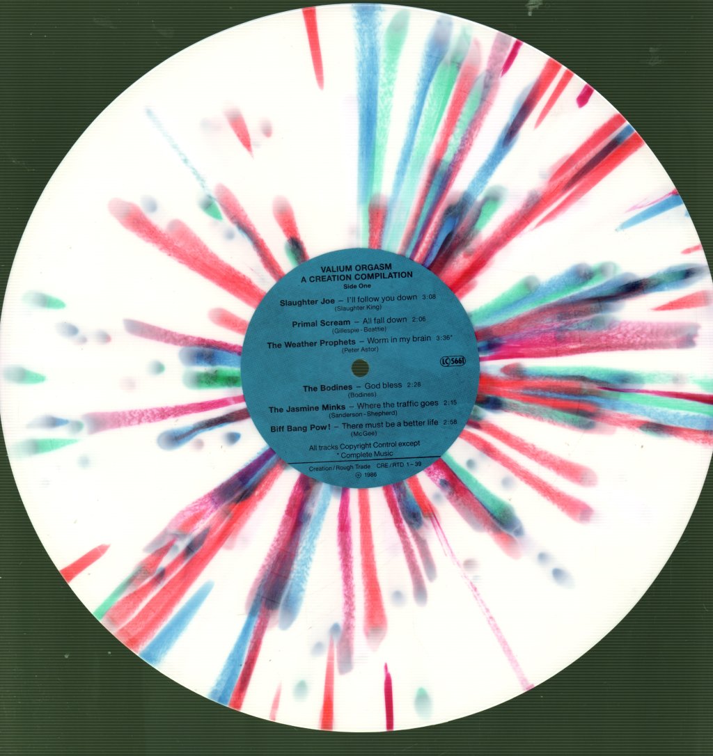 Various Artists - Valium Orgasms (A Creation Compilation) - Lp