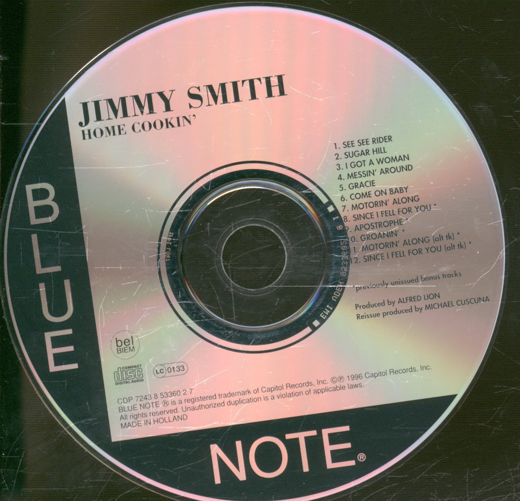Jimmy Smith - Home Cookin' - Cd