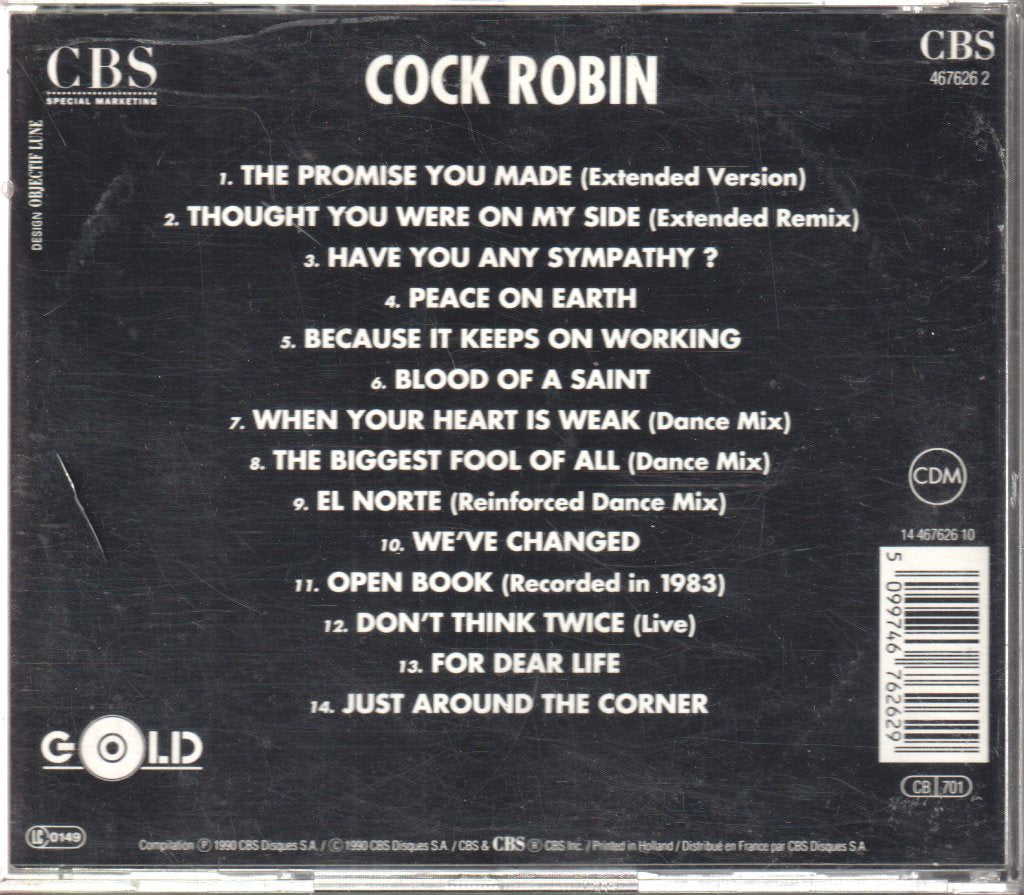 Cock Robin - Collection Gold - Cd