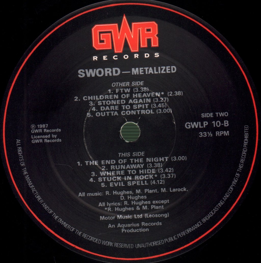 Sword - Metalized - Lp