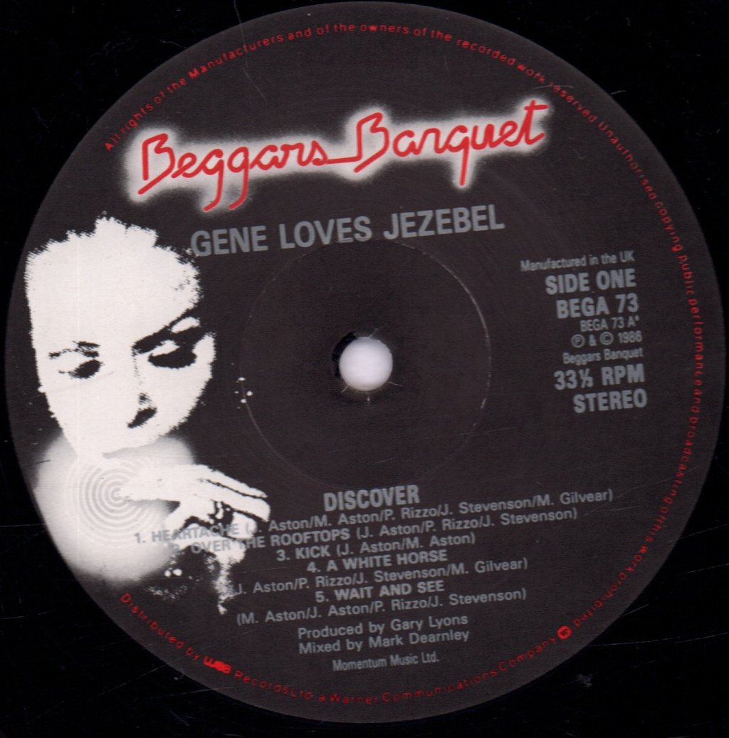 Gene Loves Jezebel - Discover - Lp