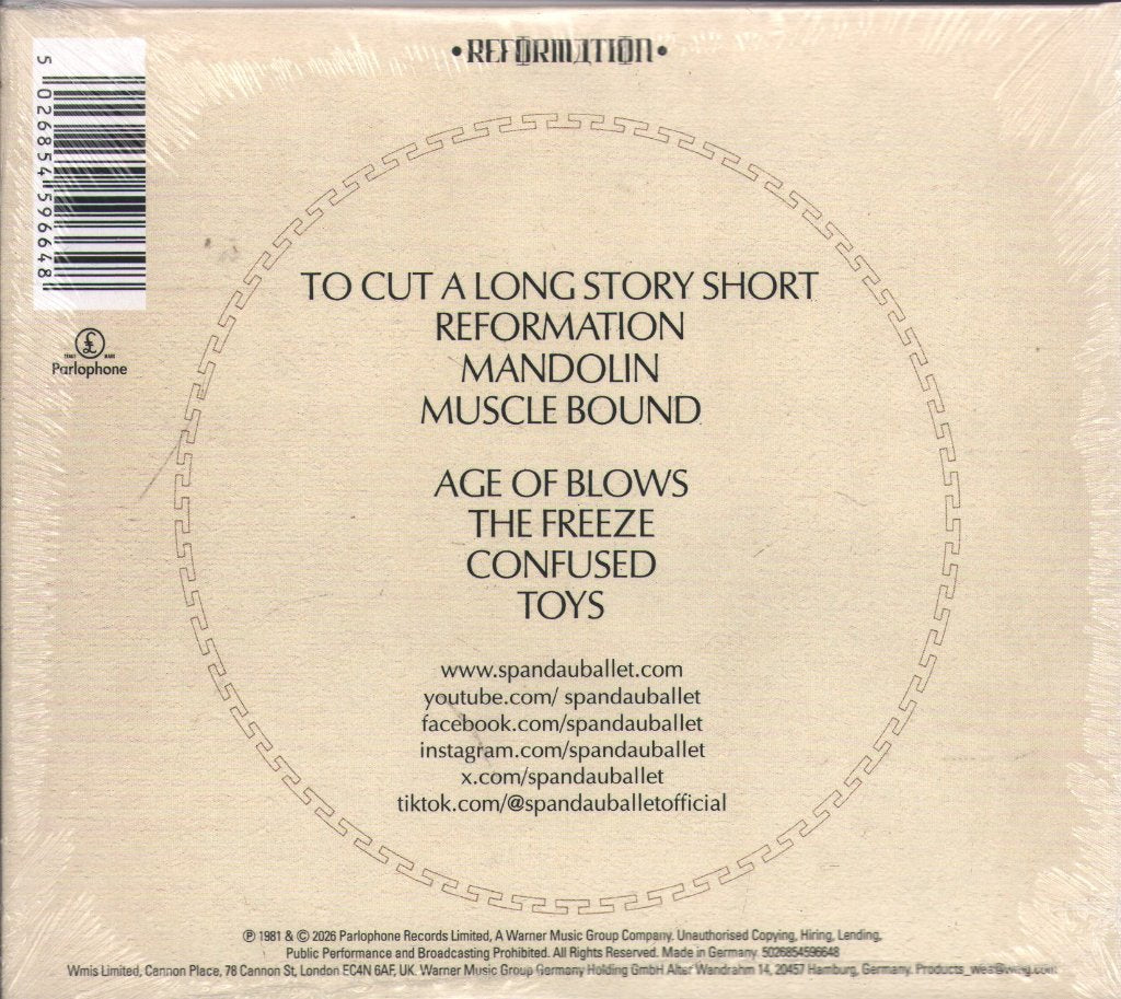 Spandau Ballet - Journeys To Glory - Cd