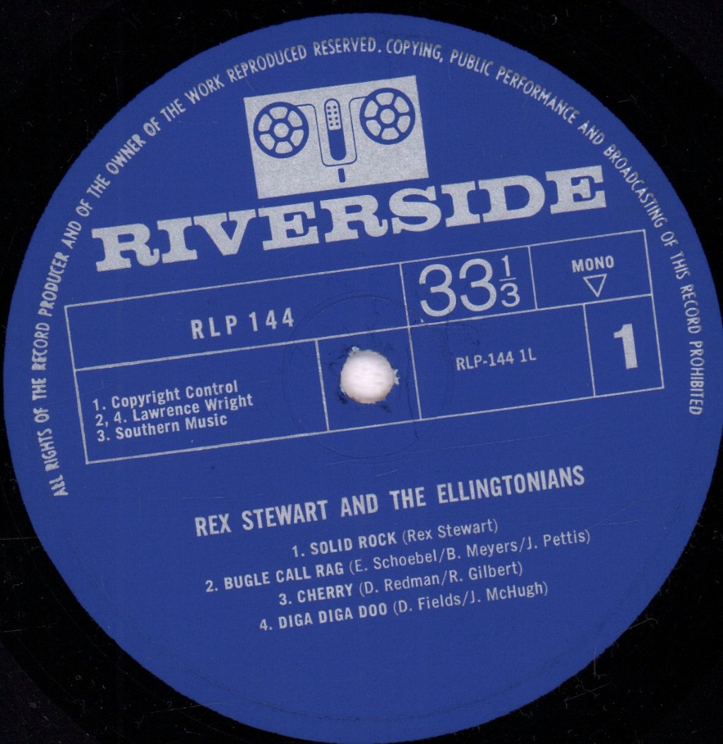 Rex Stewart And The Ellingtonians - Rex Stewart And The Ellingtonians - Lp