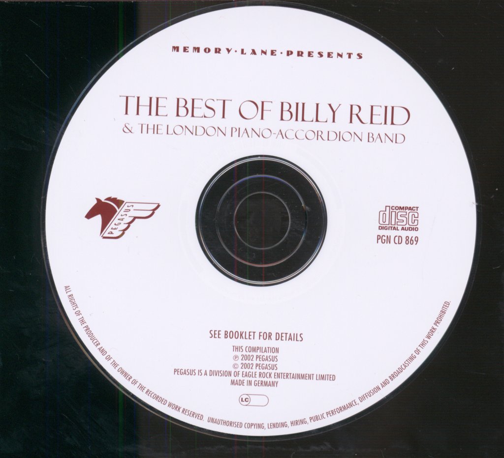 Billy Reid And The London Piano-Accordion Band - Best Of Billy Reid And The London Piano-Accordion Band - Cd