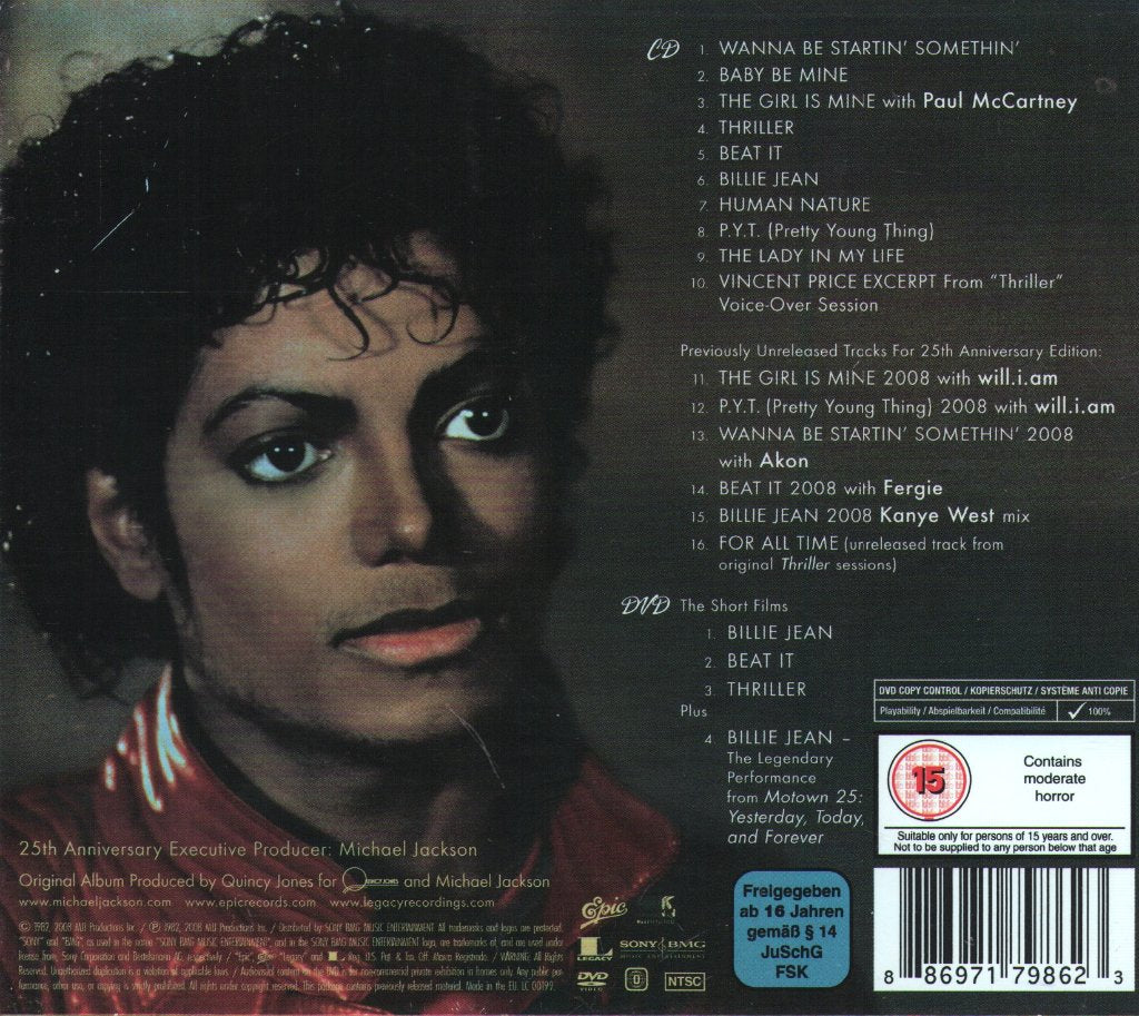 Michael Jackson - Thriller - Cd/Dvd