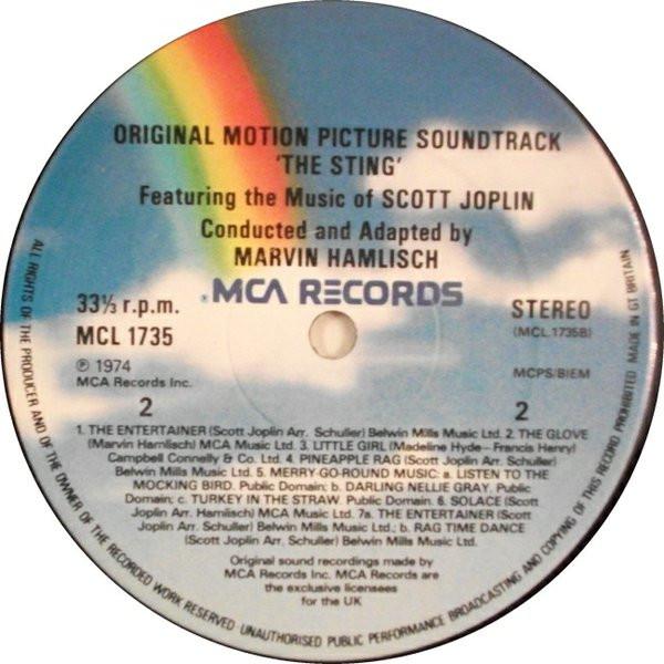 Marvin Hamlisch - Sting Original Motion Picture Soundtrack - Lp