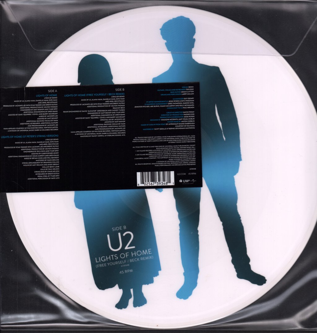 U2 - Lights Of Home - 12 Inch