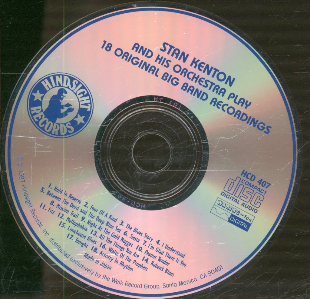 Stan Kenton And His Orchestra - 18 Original Big Band Recordings (1962) - Cd