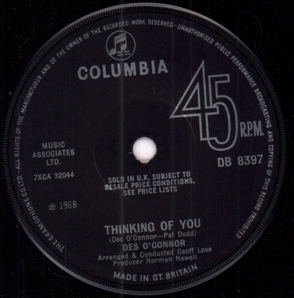Des O'Connor - I Pretend - 7 Inch