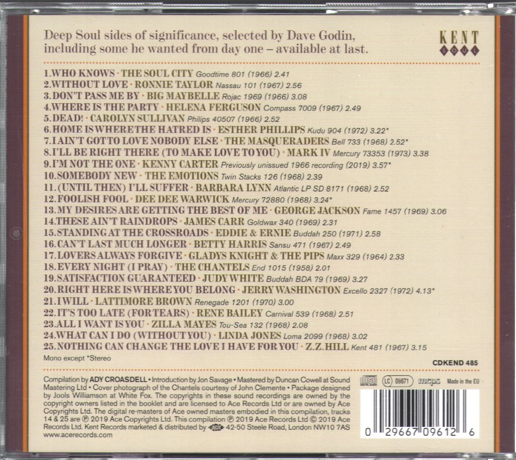 Dave Godin - Deep Soul Treasures (Volume 5) - Cd