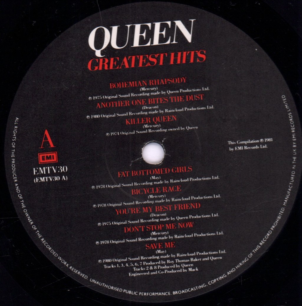 Queen - Greatest Hits - Lp