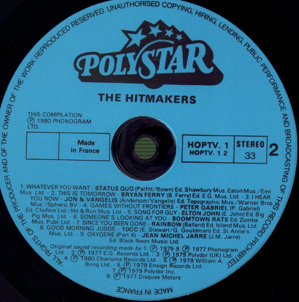 Various Artists - Hitmakers - Lp