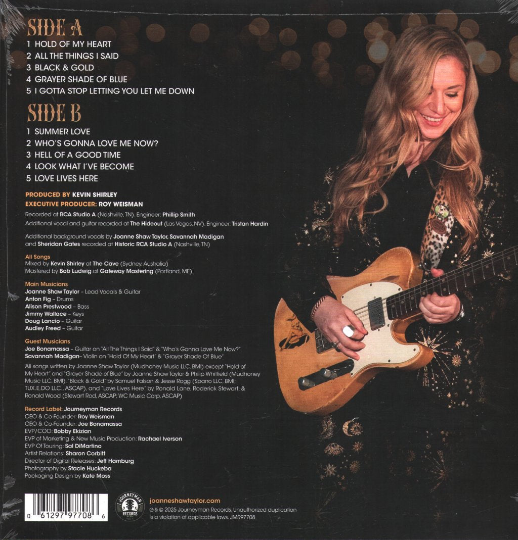 Joanne Shaw Taylor - Black & Gold - Lp