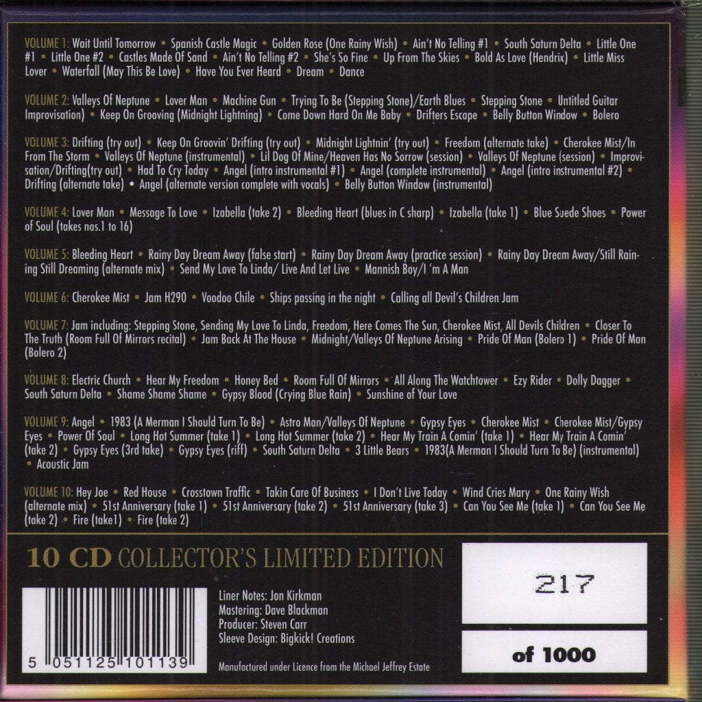 Jimi Hendrix - In The Studio (Volumes 1-10) - Cd Set