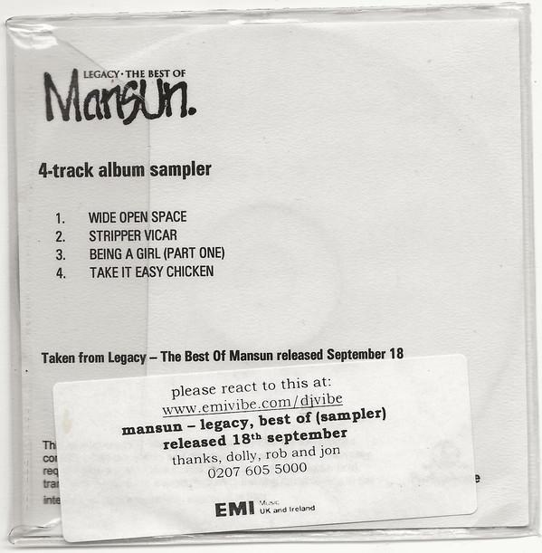 Mansun - Legacy : The Best Of Mansun - Cdr