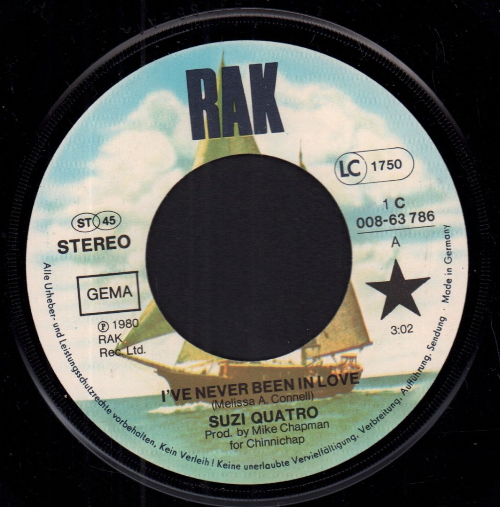 Suzi Quatro - I've Never Been In Love - 7 Inch