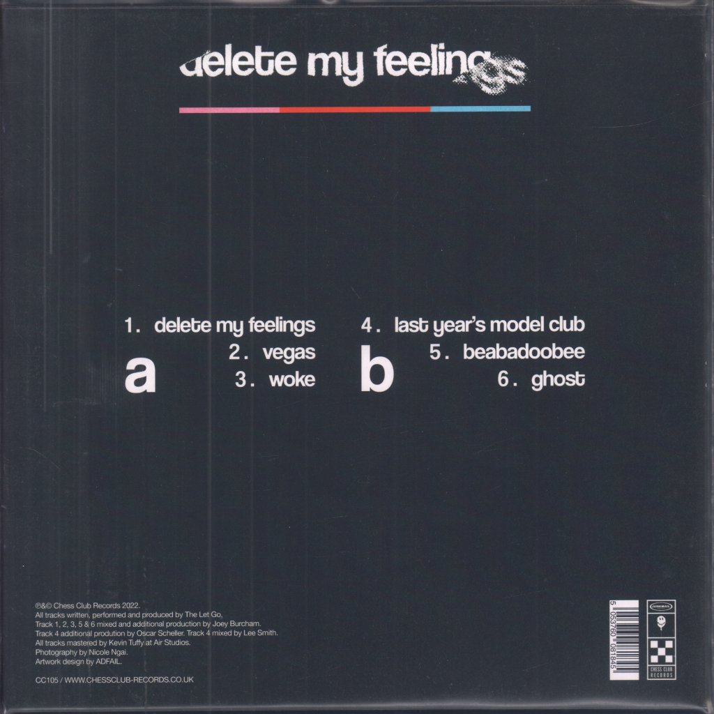 let go - Delete My Feelings - 10 Inch