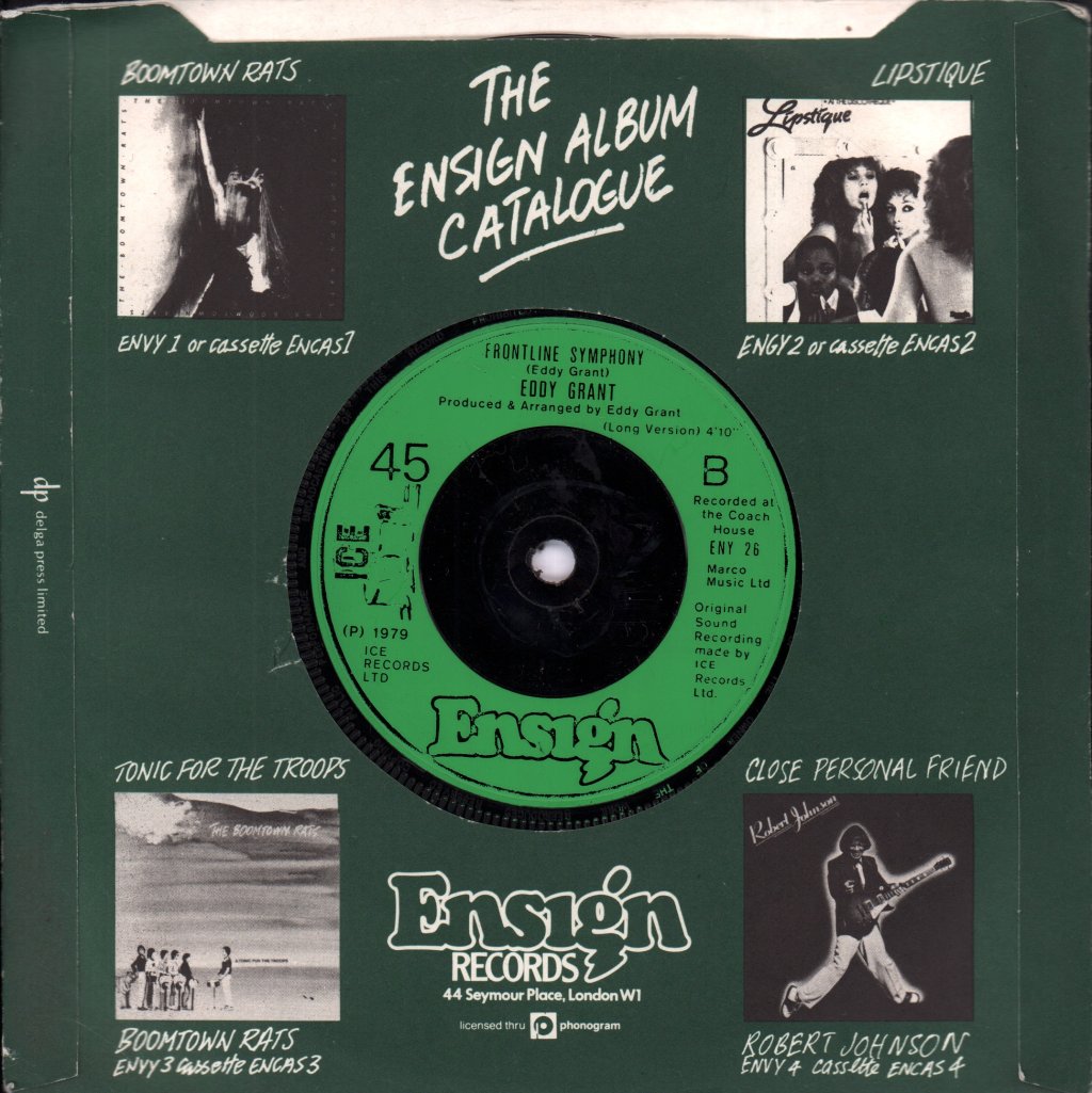 Eddy Grant - Living On The Frontline - 7 Inch