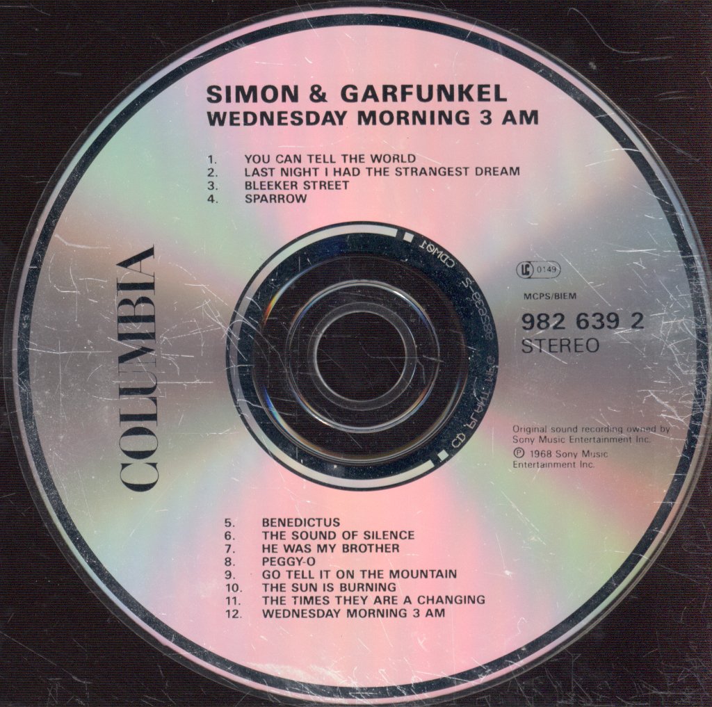 Simon & Garfunkel - Wednesday Morning, 3 AM - Cd