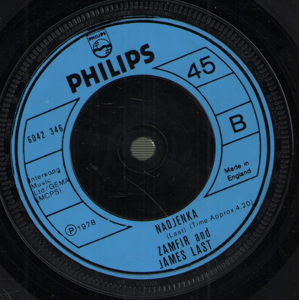 Zamfir And James Last - Lonely Shepherd - 7 Inch