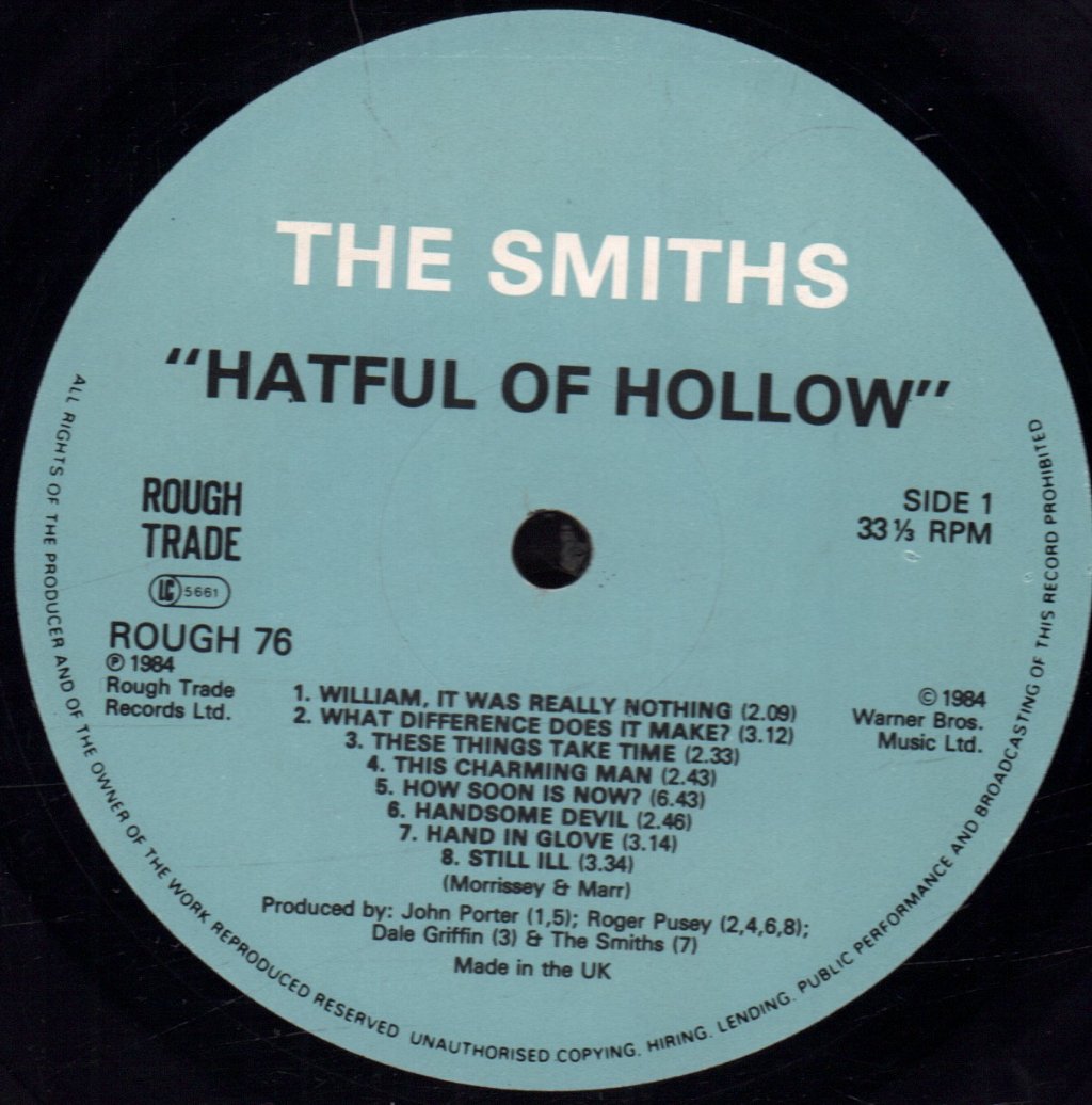 Smiths - Hatful Of Hollow - Lp