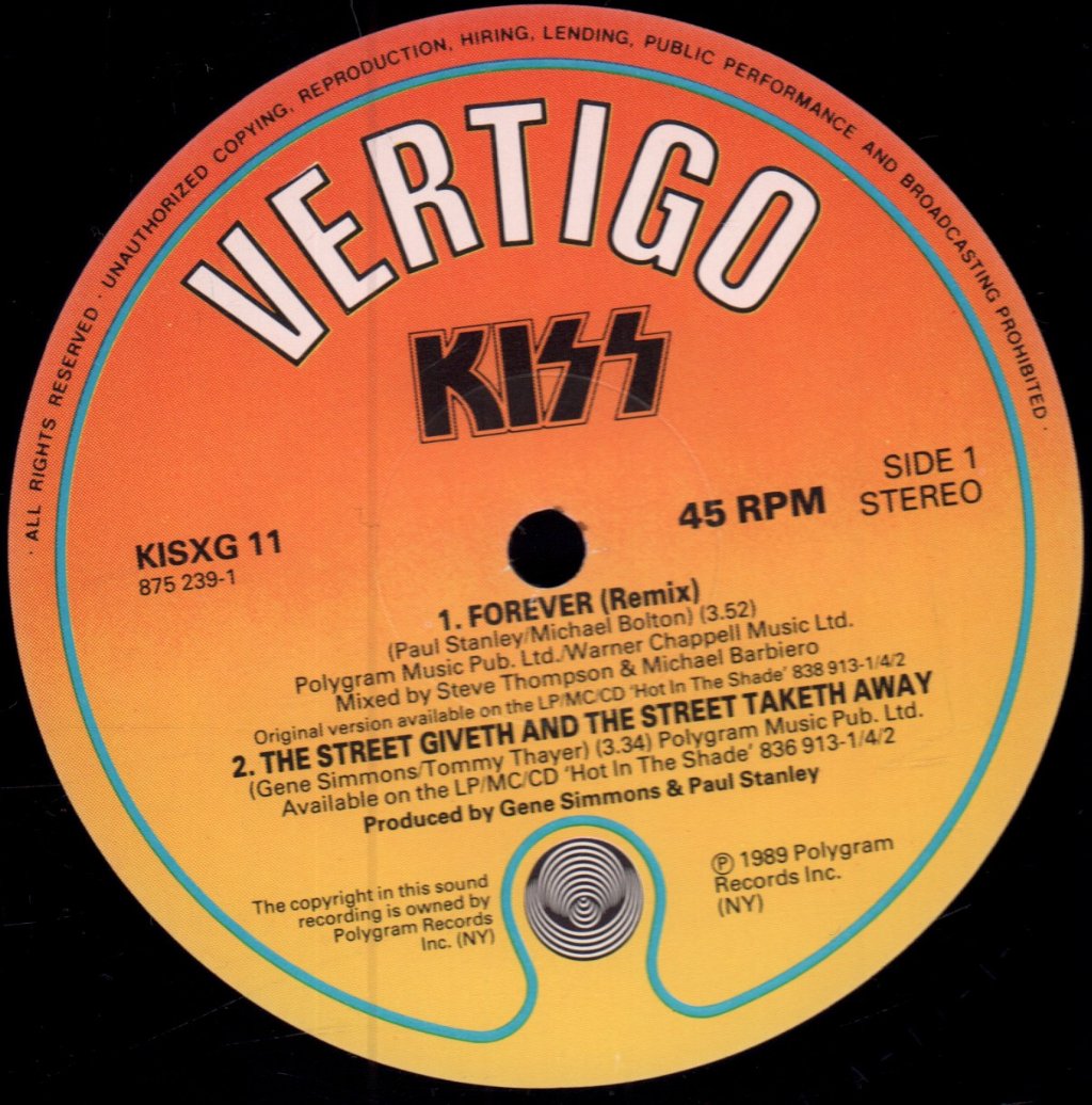 Kiss - Forever - 12 Inch