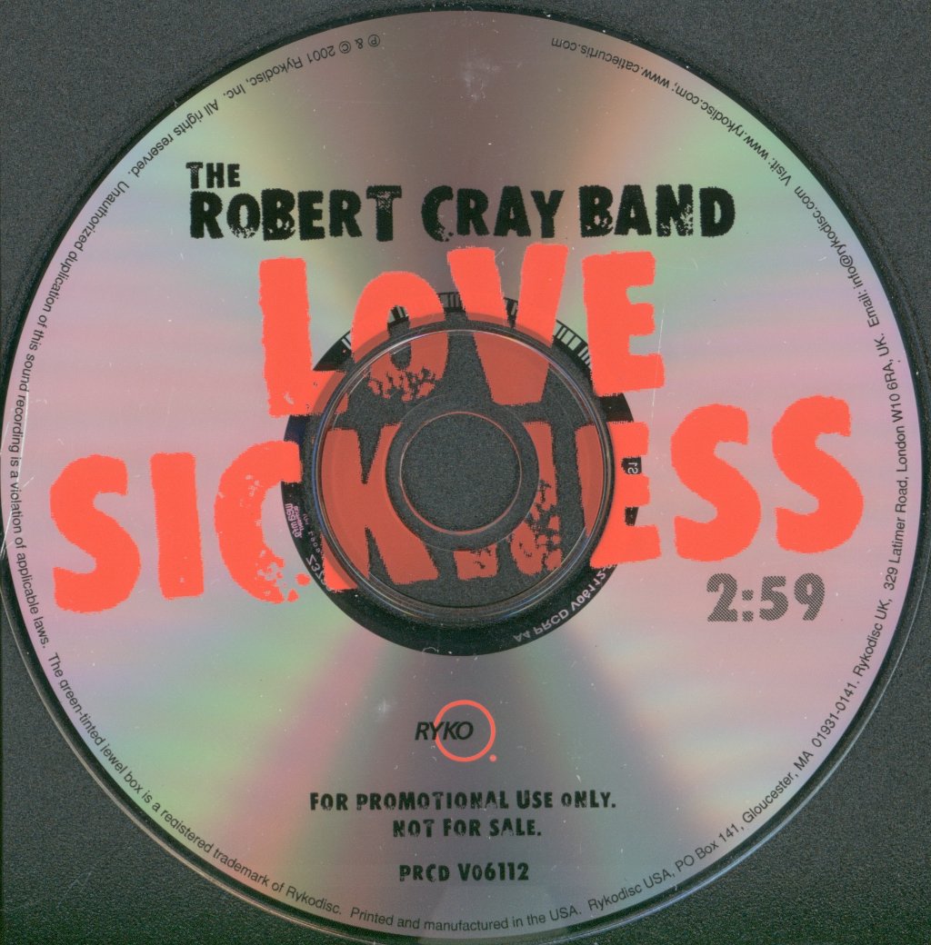 Robert Cray Band - Love Sickness - Cd