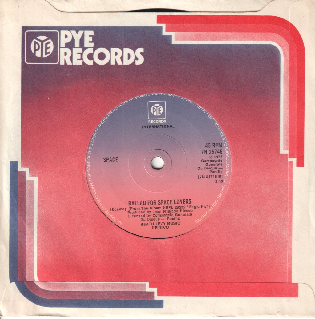 Space (Disco Group) - Magic Fly - 7 Inch