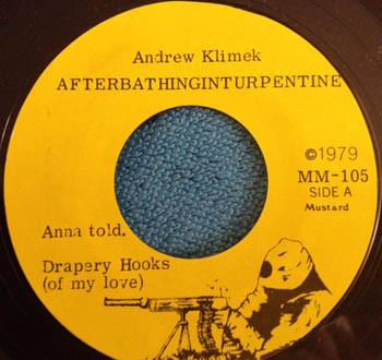 Andrew Klimek - Afterbathinginturpentine - 7 Inch