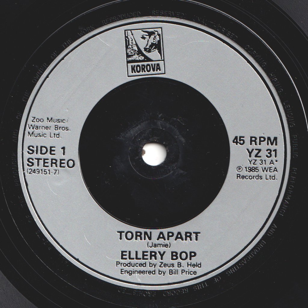Ellery Bop - Torn Apart - 7 Inch