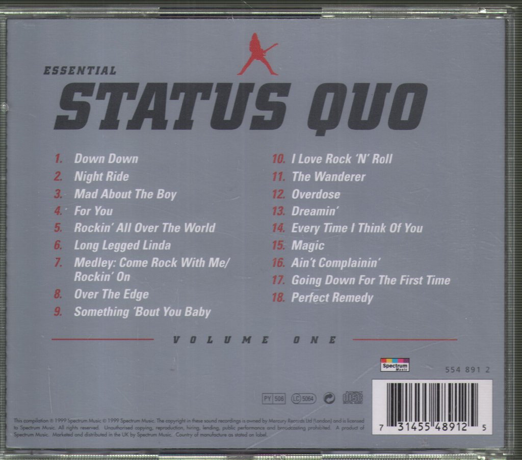 Status Quo - Essential - Volume One - Cd