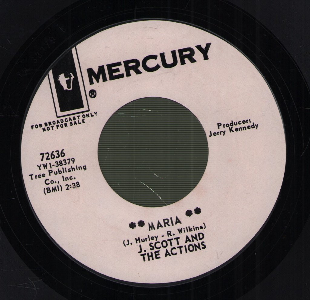 J.scott And The Actions - Maria - 7 Inch