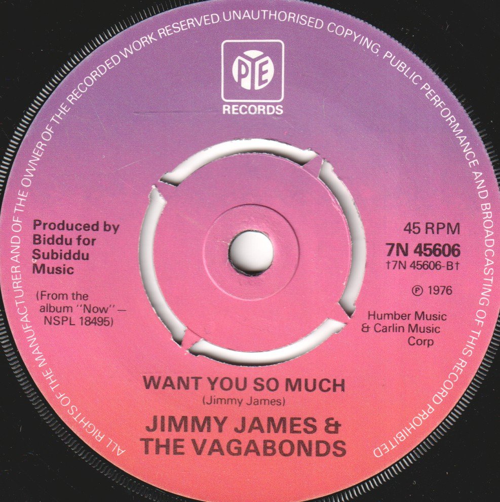 Jimmy James And The Vagabonds - Now Is The Time - 7 Inch