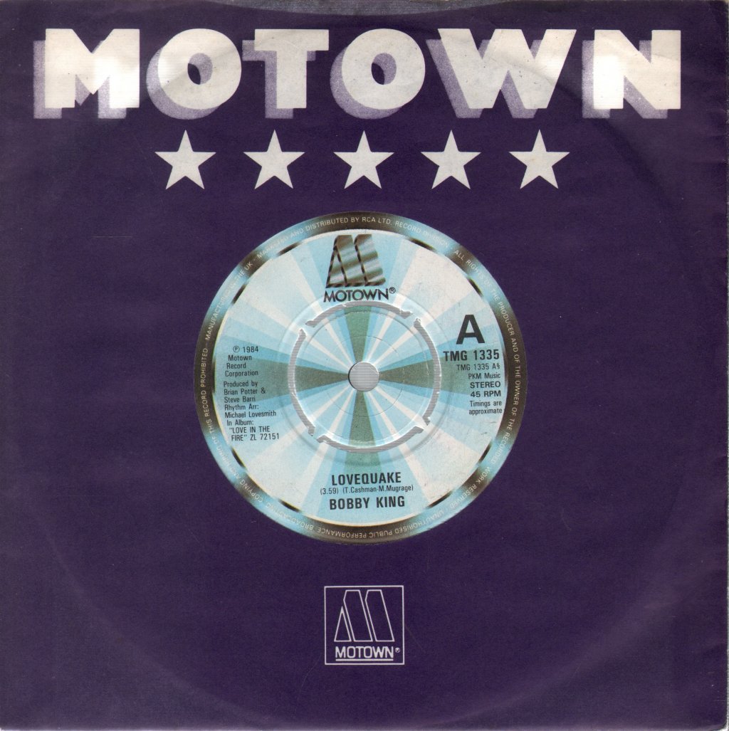 Bobby King - Lovequake - 7 Inch