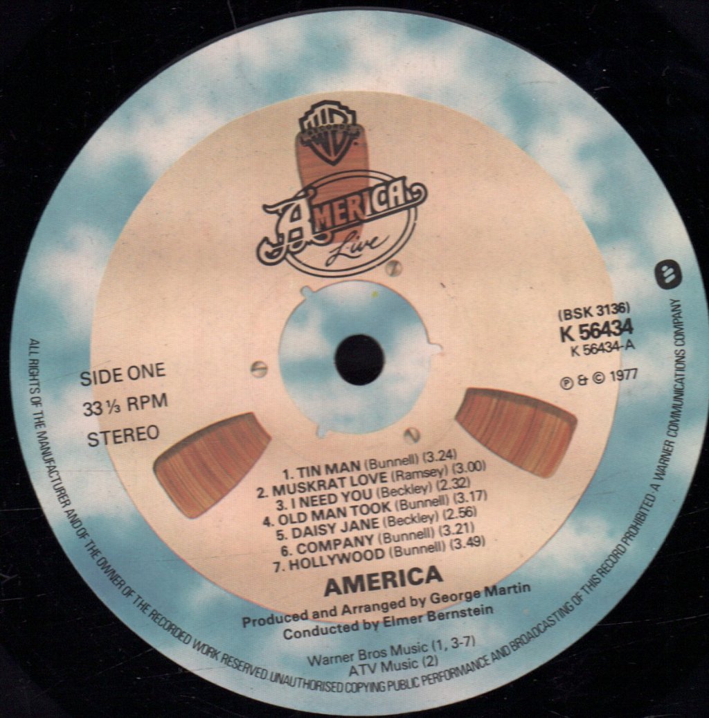 America - Live - Lp