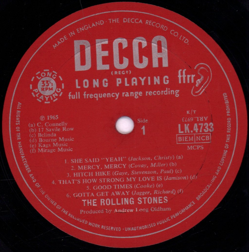 Rolling Stones - Out Of Our Heads - Lp