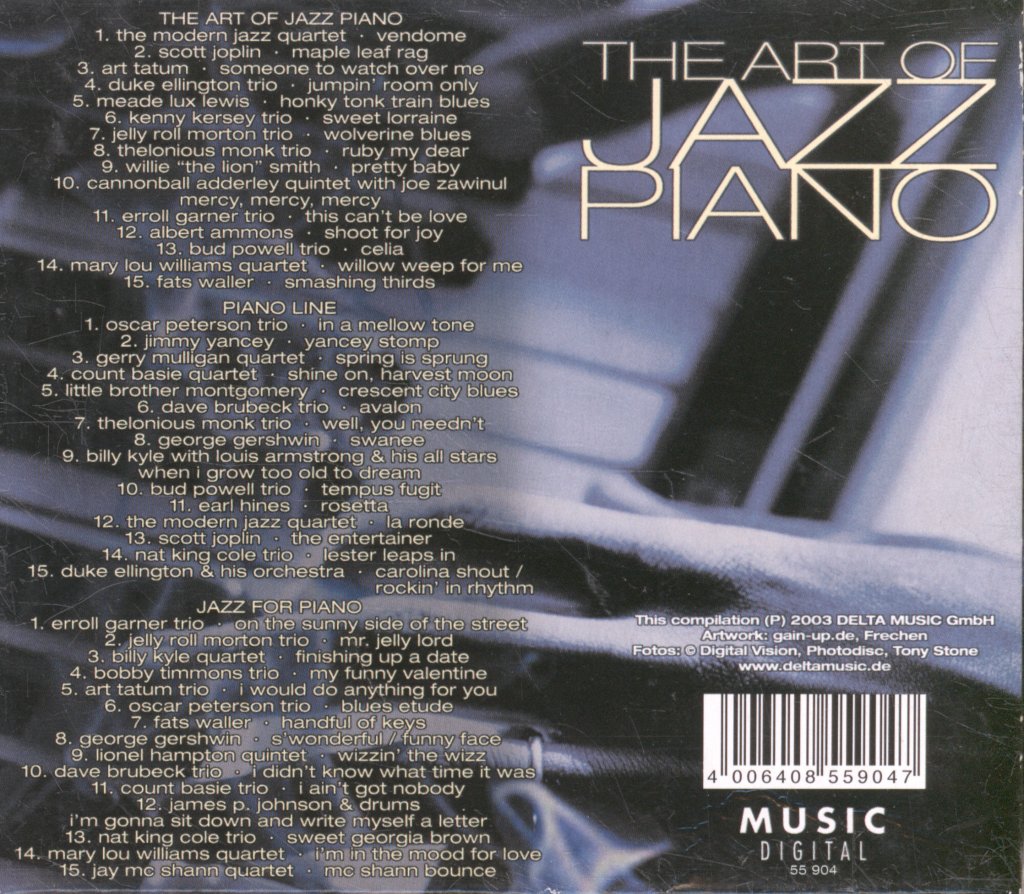 Various Artists - Art of Jazz Piano - Cd Set