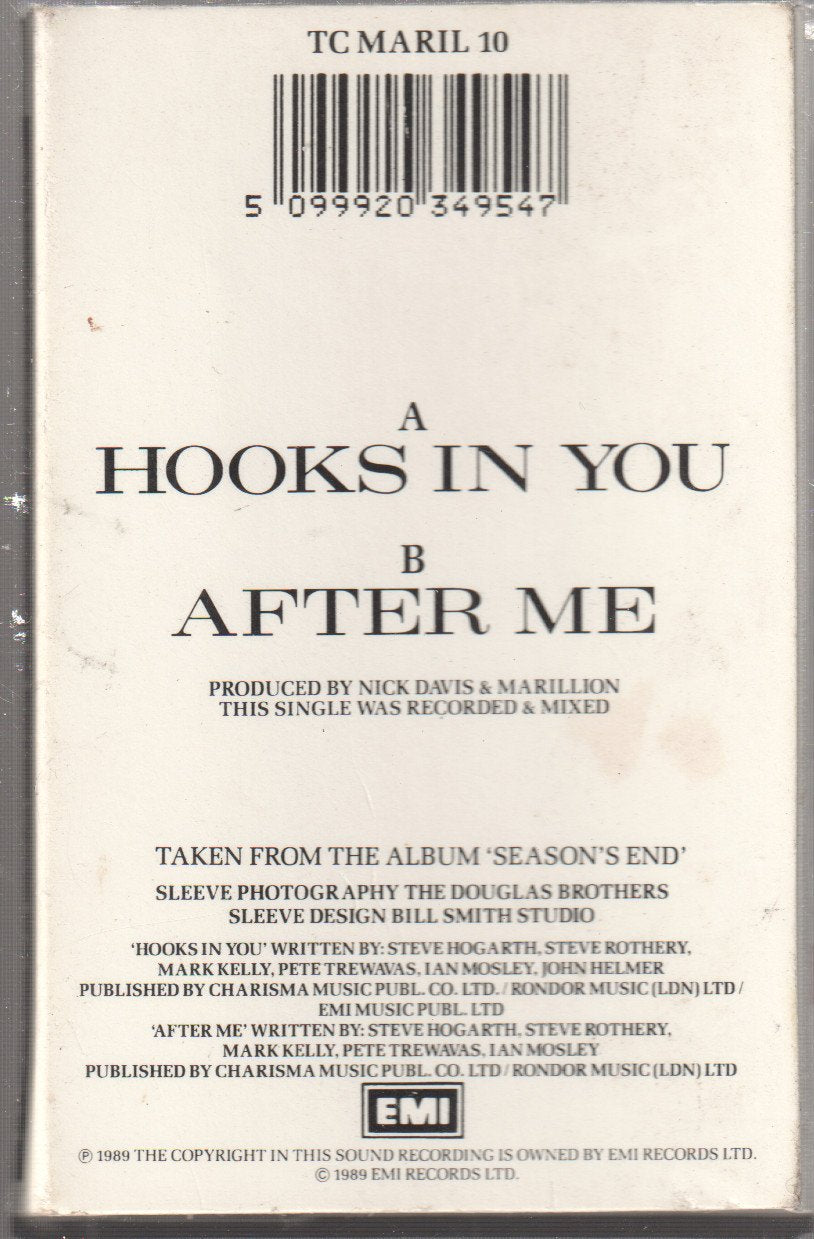Marillion - Hooks In You - Cassette