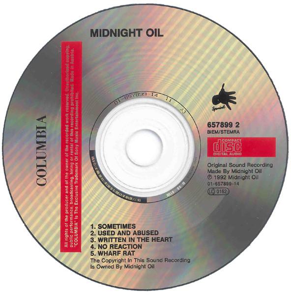 Midnight Oil - Sometimes (Live) - Cd