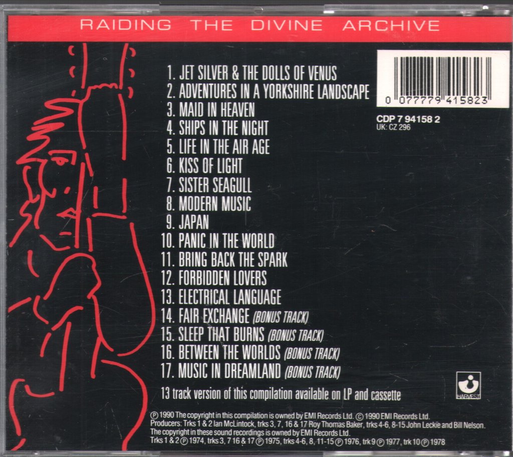 Be Bop Deluxe - Raiding The Divine Archive: The Best Of - Cd